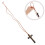 4St Dubbele Kruis Hanger Decoratie 11