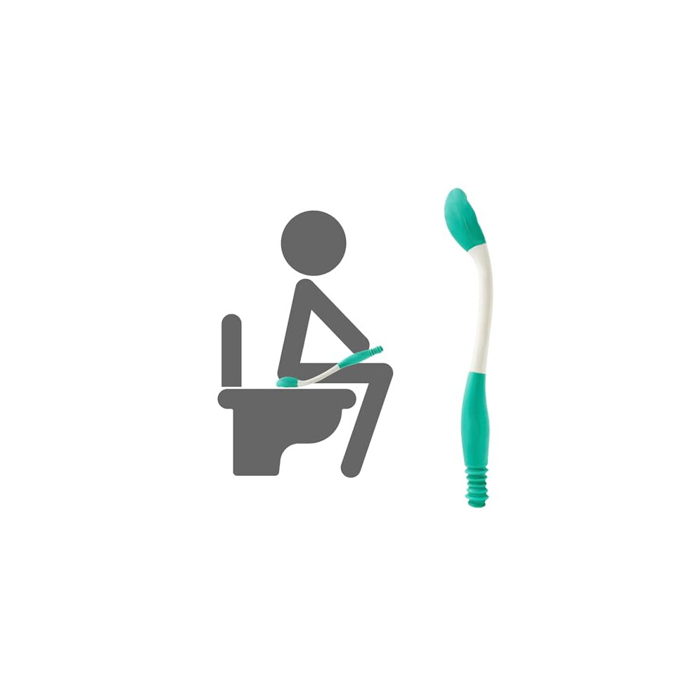 Butt Wiper Tool, 15.7" Comfort Wipe Toilet Aid â Bottom Buddy for Disabled, Elderly, Overweight, Pregnant â Easy-to-Use Wiping Assist Tool