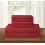 Microfiber Bedding Set Burgundy Queen 6-Piece 1