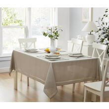 Wedgewood Blue Polyester Rectangle Tablecloth 60 x 102 in