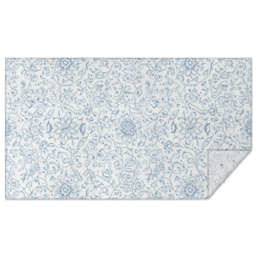 Floral Polyester Rectangle Tablecloth 60x102 in