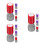 12Pcs Multi ABS Kids Stamp Set Self Inking Prank Toy for Party Fun 5