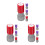 12Pcs Multi ABS Kids Stamp Set Self Inking Prank Toy for Party Fun 9
