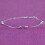 Cavigliera con ciondolo, bracciale per caviglia con perline (argento) 2