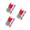 12Pcs Multi ABS Kids Stamp Set Self Inking Prank Toy for Party Fun 10