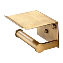 Toilettenpapierhalter aus Aluminium mit integrierter Handyablage