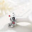 Voodoo doll necklace and earrings set 2 pcs 6