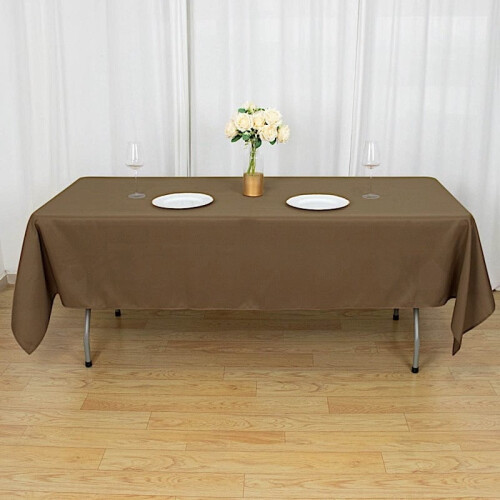 Polyester Rectangular Tablecloth 60 x 102 in (6 pcs)