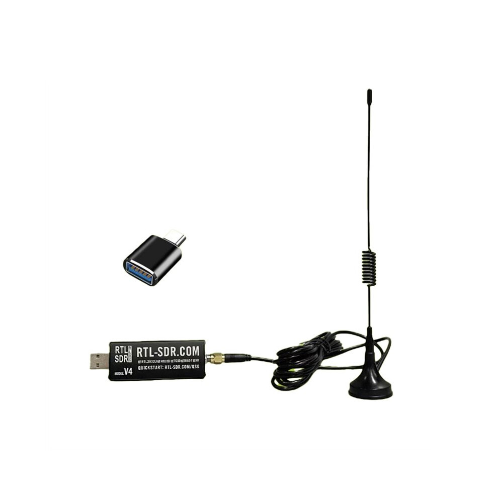 For Rtl-Sdr Blog V4 1.7Ghz Software Defined Radio Receiver With Multipurpose Antenna 1Ppm Tcxo Rtl2832u R828d 4713304932736