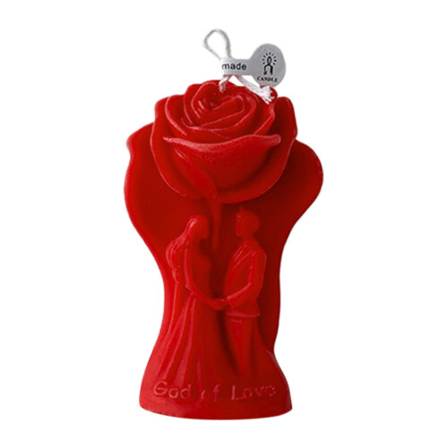 1 πακέτο κεριών αρωματοθεραπείας Rose Couple Love, κερί διακόσμησης σπιτιού για άνδρες