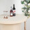 Nappe de table basse beige BalsaCircle, drapés ondulés naturels, nappe en spandex pour réception 6