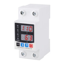 Disjoncteur Intelligent 1 Pièce, Protection Contre la Tension et le Courant Réglables, Coupe-Circuit CA, Protecteur de Tension Réglable