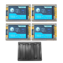 4PCS 735KH/S NMMiner NerdMiner+4 Slot Stand Aggiornato Bitcoin Crypto Solo Lottery Miner 2.8 Pollici Display Touch