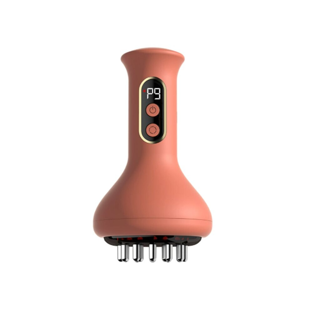 Electric Meridian Brush Cupping Massager Microcurrent Hot Compress Scraping Lymphatic Drainage Machine Fat Burner 4713309547867