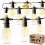 60ft Vintage Edison LED String Lights, S14 Bulbs, IP65 1