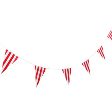 Red PE Triangle Bunting Banner 10m or 30m