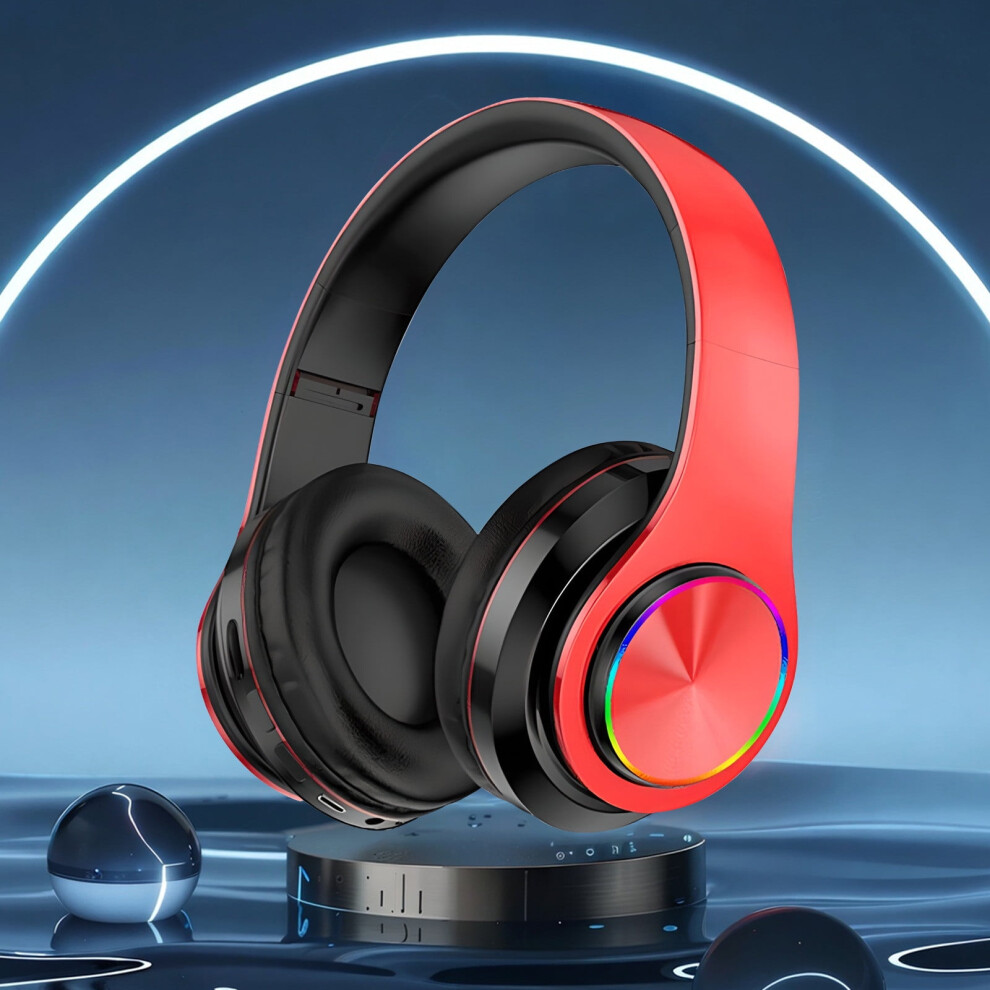 Bluetooth 5.0 Foldable Over-Ear Headphones With Mic, Noise Cancellation, Soft Earmuffs Â Compatible With Xxx 9555307418689