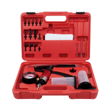 Tineasur Manual Vacuum Pump for Car Brake Bleeding, Multi-Color Comprehensive Brake Bleeder Kit for Automotive Maintenance