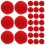 Pompons rouges (600 pièces) en polyester doux pour loisirs créatifs 1