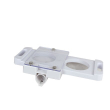 Matrice per Hamburger Antiaderente con 2 Fori In ABS, per Insaccatrice, Tritacarne