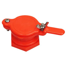 Honey Valve 6pcs, Non-Toxic Durable Tap for Honey Extractor, Hive Beekeeping Equipment, Compatible with Extractor Bottling Pails (Red)