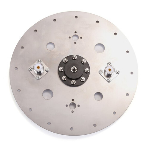 Stainless Steel Base Outdoor Antenna Base Socket Support M-/BNC  Shortwave Antenna Support Tripod Light Stand 1