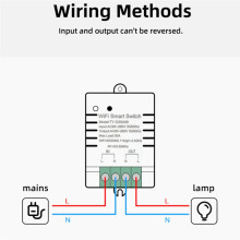 Tuya  WiFi  DIY Timer AC 85-265V WiFi Wireless Controller 30A Power Monitor Kwh para Alexa  Home