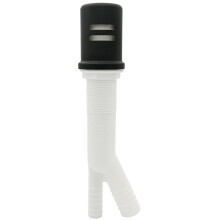 Dishwasher Air Kits with Black Dishwasher Air Cover and Matching Escutcheon, Replacement Air Dishwasher