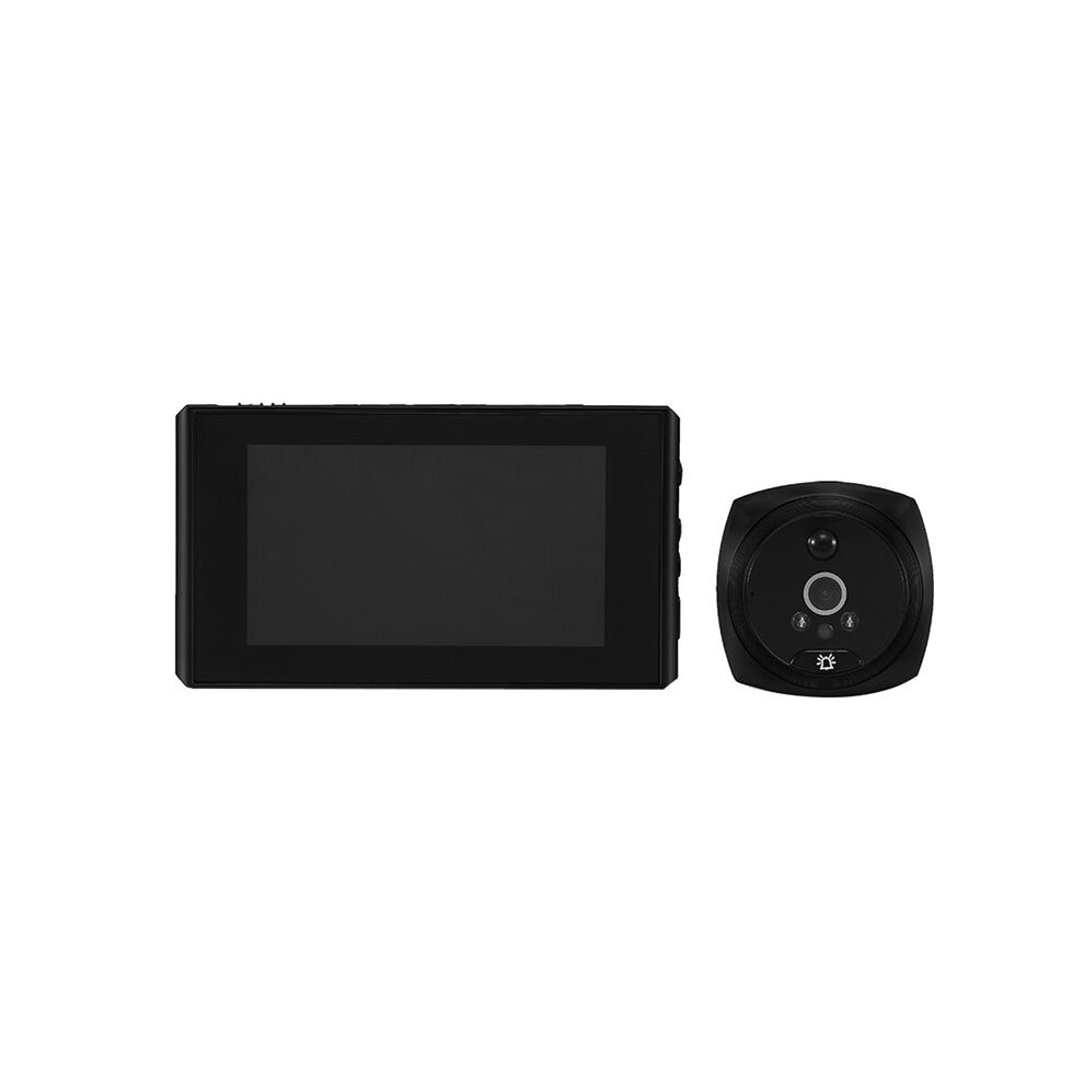 4.5 Inch Lcd Screen Digital Doorbell 2Mp 145 Night Vision Pir Door Eye Electronic Peephole Door Camera Viewer Black 4713418346894