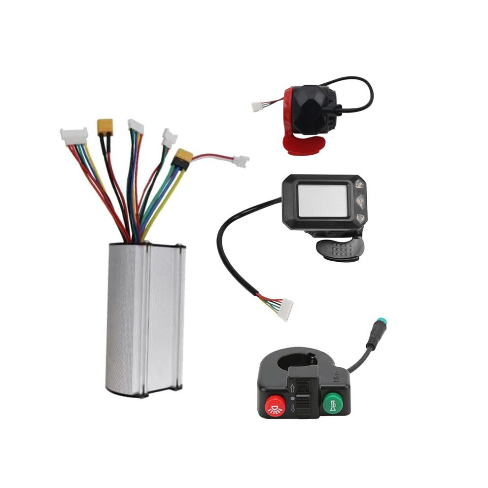 36V 350W Folding Scooter Controller Lcd Display Brake Accelerator Throttle Button Kit For Electric Scooter 4714127574264