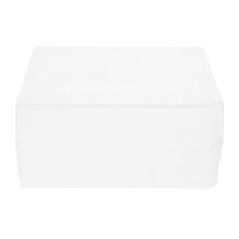 Microcentrifuge Tube Storage Box, White PP Material Test Tube Container for Lab Sample Transportation, 1 Piece
