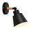 Matte Black Iron Wall Lamp – Dual-Shade Design 1