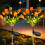 Solar Tulip Garden Lights 2 Pack – IP65 Waterproof, 1