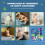 TeddyDo Calming Diffuser for Cats | 2 Diffusers + 2x48ml Refills | 5