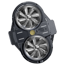 AOOOWER Phone Coolers with Double Cooling Fan, Cellphone Radiator Heatsink for Live Streaming Vlog,LED Light Coolers