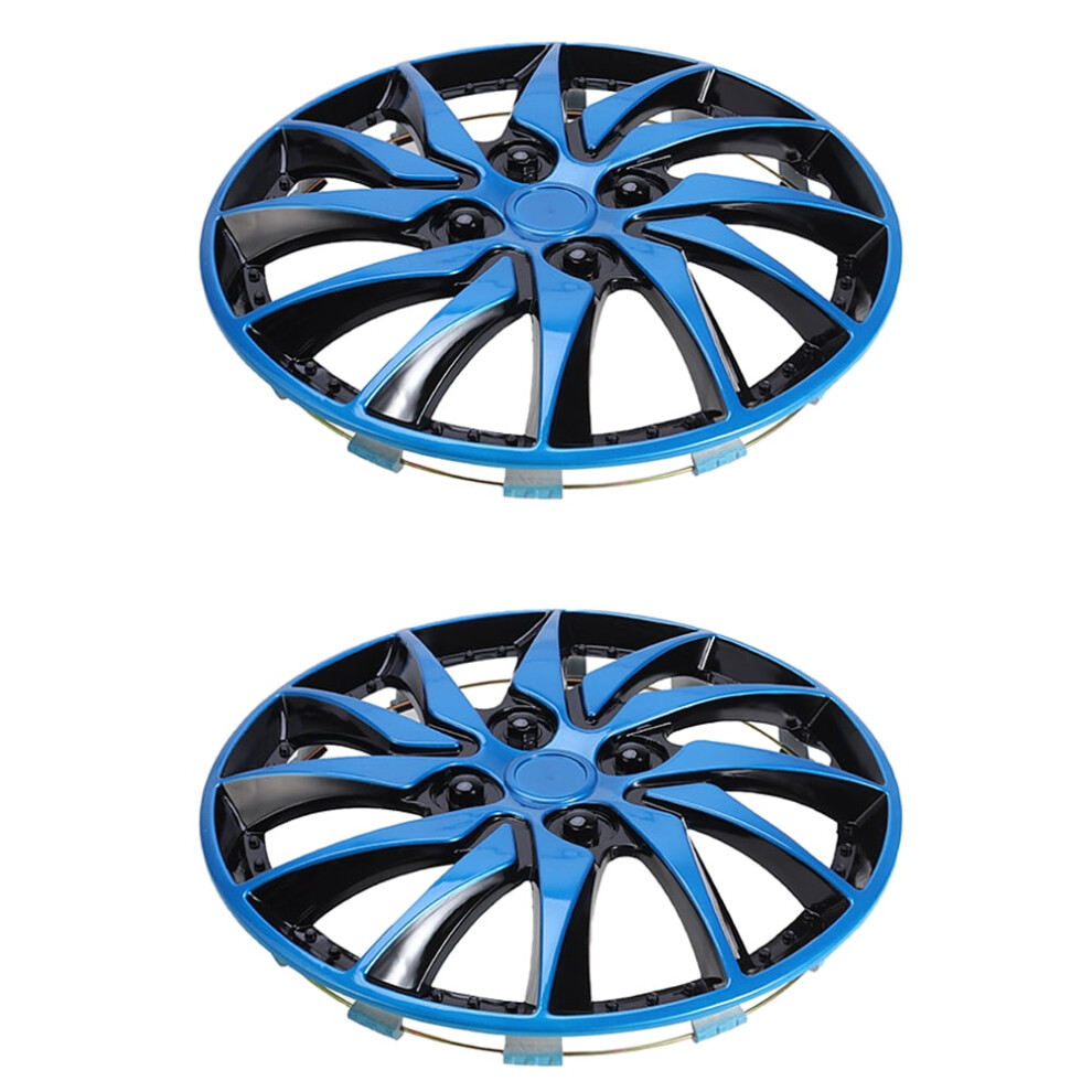 Kallory Hubcap Wheel Cover Replacement Pp 2Pcs For Daily Use 14 Inch Blue 9085618288218