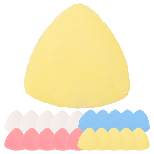 30Pcs Tailor Chalks Assorted Color Triangular Gypsum Plastic Marking on Fabric Sewing Aid for Sewers