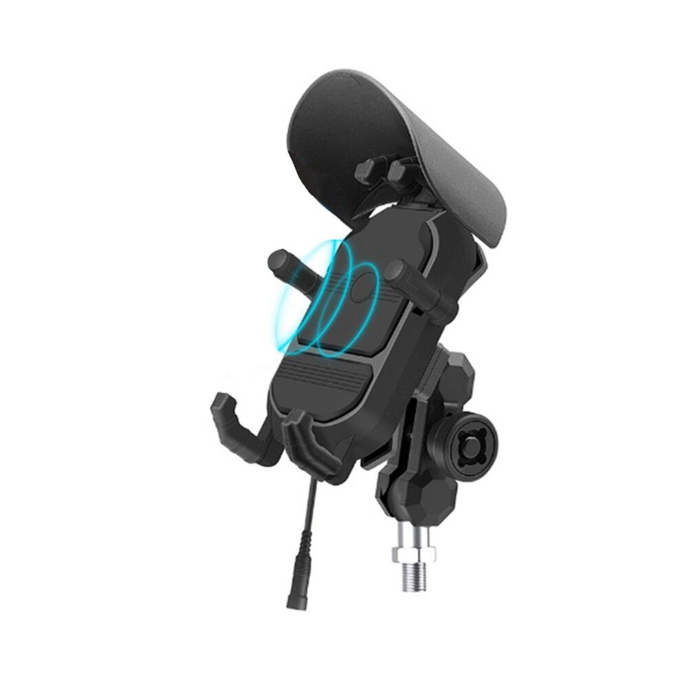 Motorcycle Phone Holder 15W Wireless Charger Usb Qc3.0 Fast Charging Bike Smartphone Holder 360 Phone Holder 6031264432720