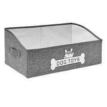 Dog Toy Basket, Specially Designed for Dog Toy Storage, Fold Dog Toy Box with Handle,Perfect for Storing Pet Toys