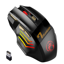 Draadloze Gamermuis voor Computer 2.4G RGB Oplaadbare Gamingmuis  USB-Muis Stille Ergonomische Muizen