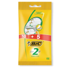 Bic 2 Disposable Razor 10+5 (Pack of 15) 905089