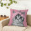 Kussensloop met dierenprint (45 x 45 cm) van fluweelstof 1