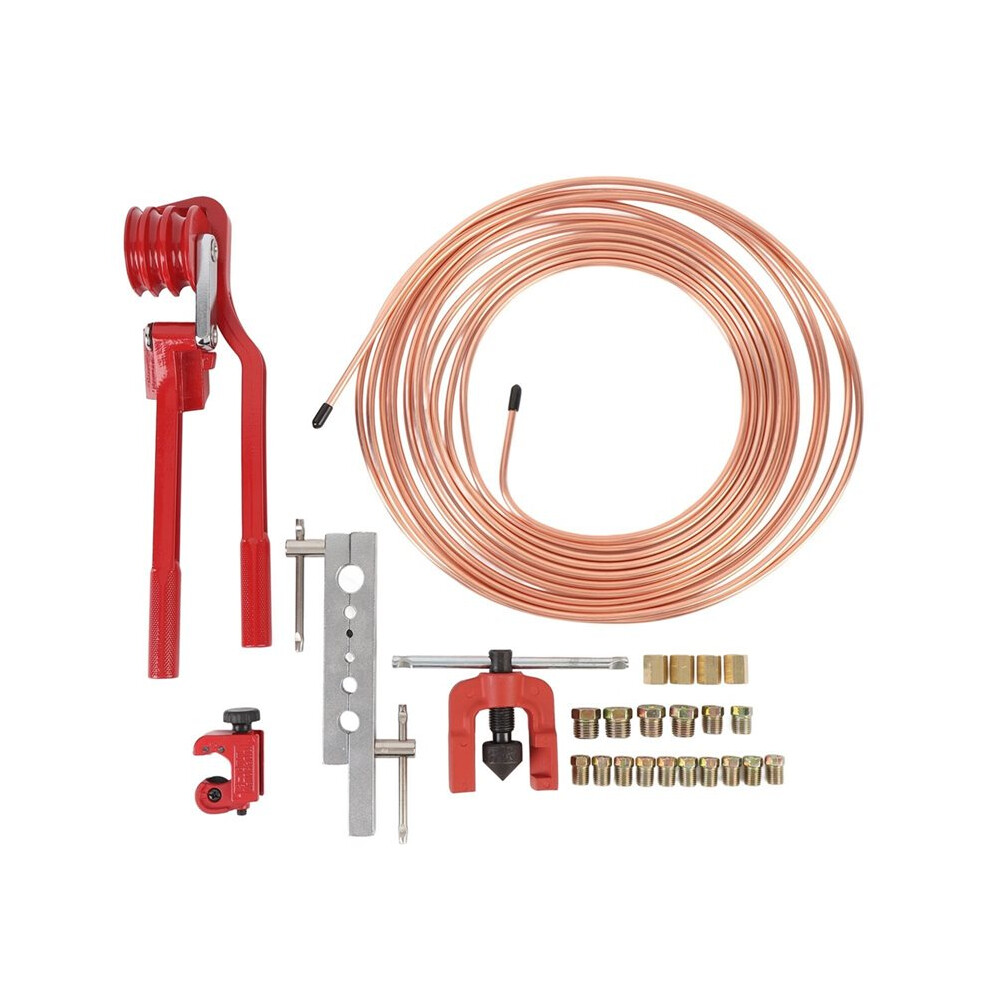 3/16 Inch Brake Kit Professional Copper Coated Brake Flaring For Most Hydraulic Braking Systems Transmission 4712584713158