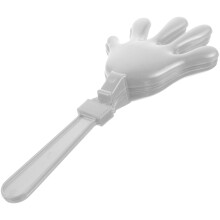 Battito di mani in plastica argentata – 1 paio