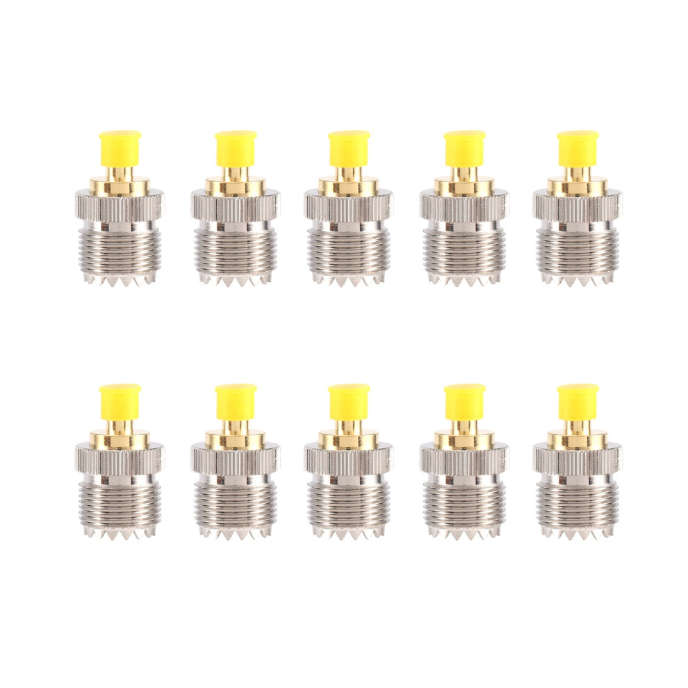 10Pcs Sma Female To Uhf Female Rf Coaxial Connector Adapter So-239 So239 To Sma 4712865584835