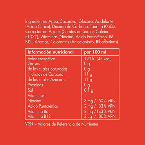 Red Bull Red Bull Bebida Energ?tica, Sand?a, 24 x 250ml 1