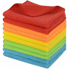 Microfiber Dish Cloths 10 Pack 12x12 Inch