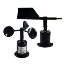 30M/S Polycarbonat Windgeschwindigkeit Richtungssensor Wetterstation Outdoor 3 Cup Anemometer Sensorausgang 0-5V