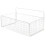 Cabinet Door Hanging Basket Wire Baskets Multifunctional Storage Rack White 1
