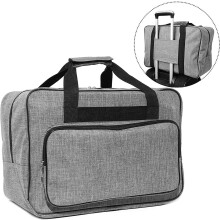 Estojo para máquina de costura cinza, 45,7 x 25,4 x 30,5 cm (18 x 10 x 12 polegadas)